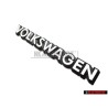 VW Original VOLKSWAGEN Hinten Schriftzug Emblem Logo Weiß - 321853685C QK6