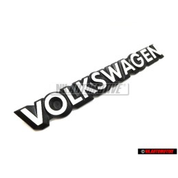 VW Original VOLKSWAGEN Hinten Schriftzug Emblem Logo Weiß - 321853685C QK6