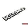 VW Original VOLKSWAGEN Hinten Schriftzug Emblem Logo Weiß - 321853685C QK6