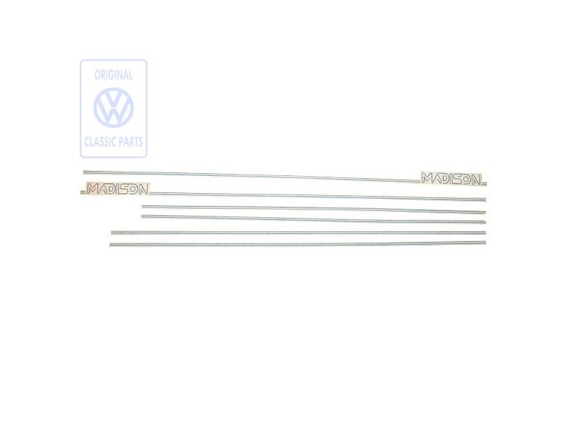 VW Original Zierstreifen Für Kotflügel, Tür Und Seitenteil - 191898524H AUD