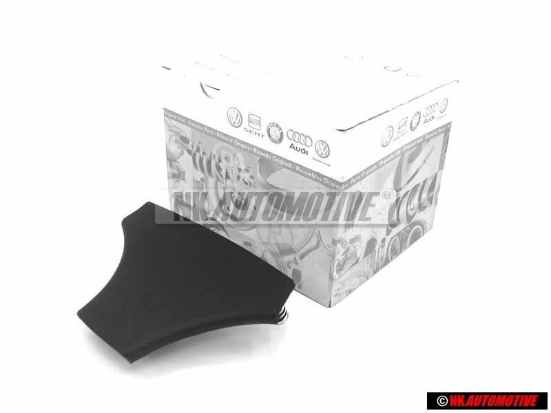 VW Original Signalhorntaste Satinschwarz - 1H0419669J 01C