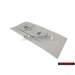 VW Original V6 Hinten Schriftzug Emblem Logo Chrom - 3B0853675C 739