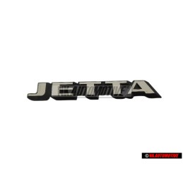 VW Original JETTA Hinten Schriftzug Emblem Logo Schwarz Weiß - 165853687F QK6