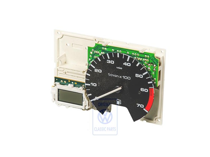 VW Original Drehzahlmesser Mit Digitaluhr Und Steuergerät Leiter - 193919253
