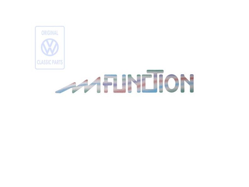 VW Original Folienschriftzug Grün/Blau - 191853431T Z25
