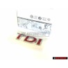 VW Original TDI Hinten Schriftzug Emblem Logo Rot - 1J0853675ACGQF