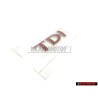 VW Original TDI Hinten Schriftzug Emblem Logo Rot - 1J0853675ACGQF