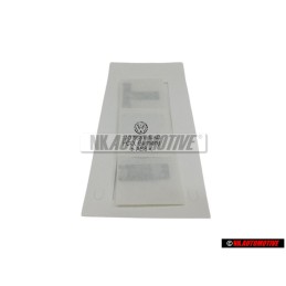 VW Original TDI Hinten Schriftzug Emblem Logo Rot - 1J0853675ACGQF