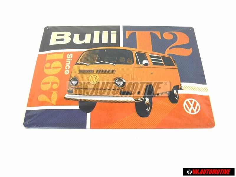 VW Classic Parts Blechschild T2 Bulli 1967 - ZCP904328