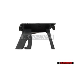 VW Original V6 Vorne Kühlergrill Emblem Schriftzug Chrom Rot - 1J5853679A GQF