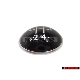VW Original 5-Gang Schaltknauf Schalthebel Emblem Plakette - 1K0711144H