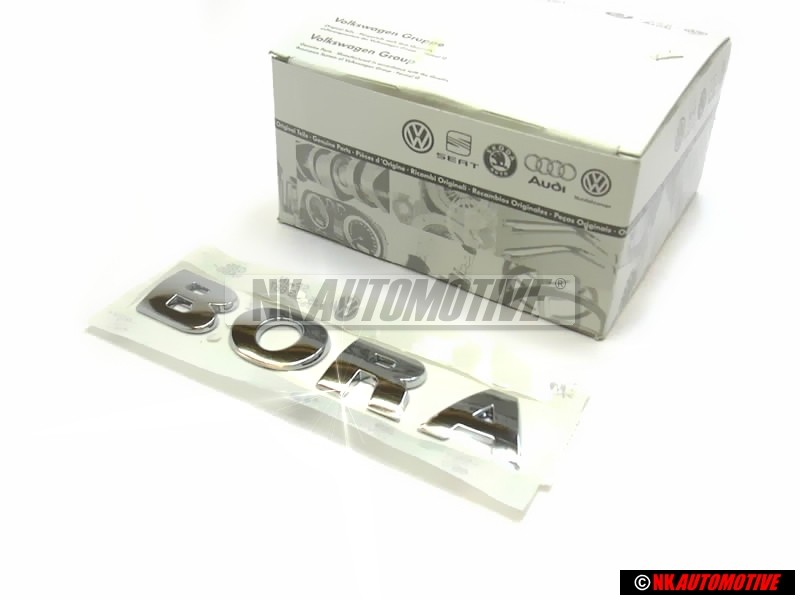 VW Original BORA Hinten Schriftzug Emblem Logo Chrom - 1J5853687 739