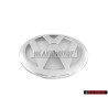 VW Original Vorne Kühlergrill Emblem Logo Zeichen Chrom - 5G0853601 2ZZ