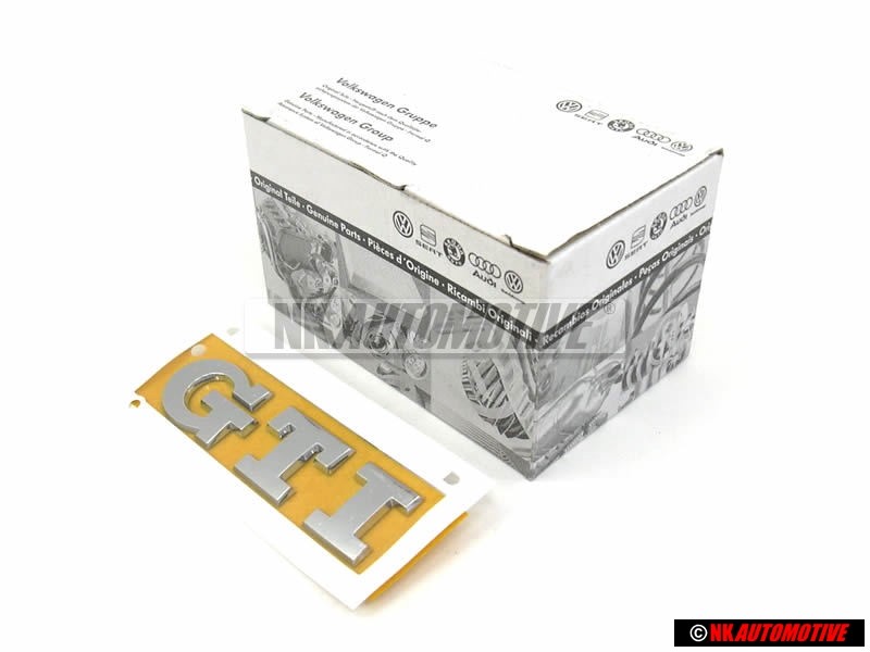 VW Original GTI Hinten Schriftzug Emblem Logo Chrom - 5G0853675Q 2ZZ