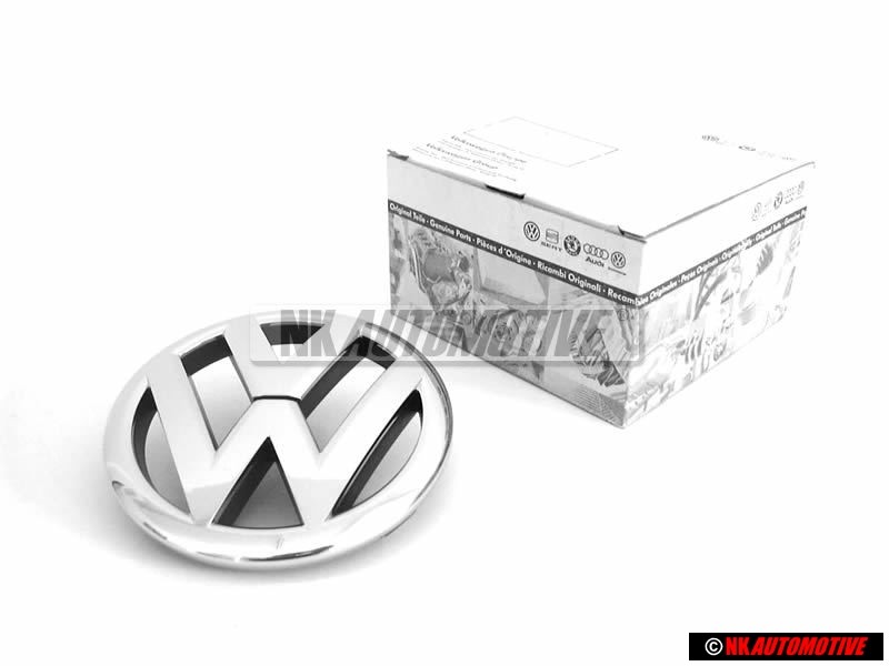 VW Original Vorne Kühlergrill Emblem Logo Zeichen Chrom - 6R0853600A ULM