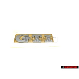 VW Original GTI Hinten Schriftzug Emblem Logo Chrom - 6R0853675E 739