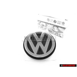 VW Original Hinten Emblem Logo Zeichen Chrom - 1H6853630B WV9