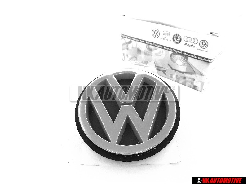 VW Original Hinten Emblem Logo Zeichen Chrom - 1H6853630B WV9
