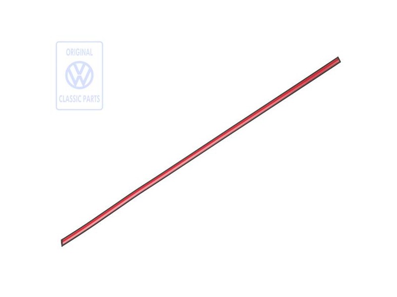 VW Original Zierleiste Für Seitenteil Marsrot - 191853431E QS2