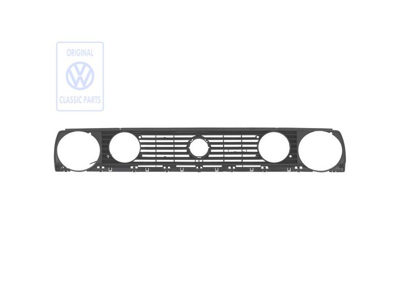 VW Original Kühlergrill Satinschwarz - 191853653H 01C