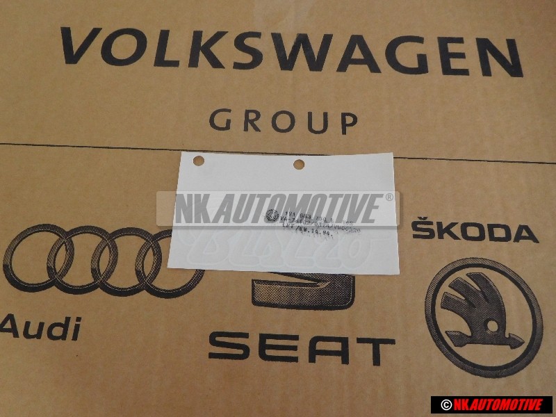 VW Original Folienschriftzug Alpinweiss - 191853750E 90E