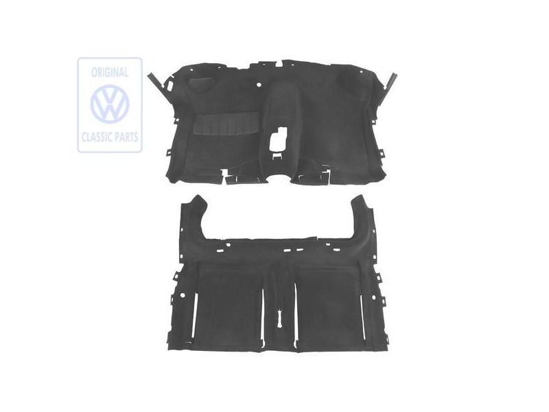 VW Original Bodenbelag Schwarz - 191863101B 7CG