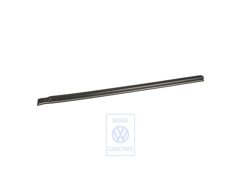 VW Original Schutzleiste Für Tür Satinschwarz/Silber - 167853516 QH8
