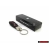 VW Original Schlüsselanhänger Schwarz/Rot - 1KM087013B 6J1