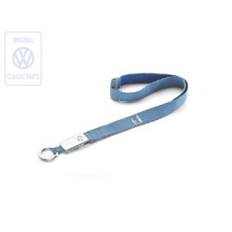 VW Original Schlüsselband Blau/Grau - 211087610 AMW