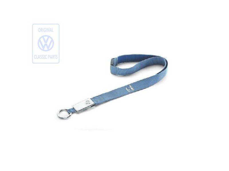 VW Original Schlüsselband Blau/Grau - 211087610 AMW