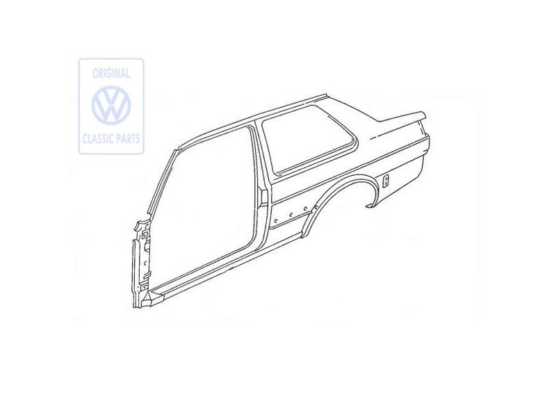 VW Original Seitenteil - 165809605B