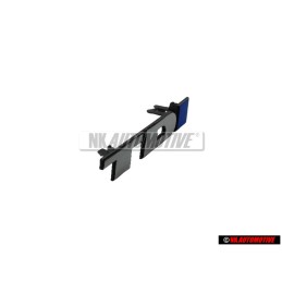 VW Original TDI Vorne Kühlergrill Emblem Schriftzug Chrom Blau - 701853679A HCE
