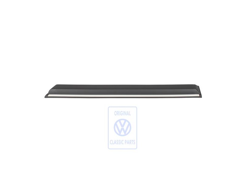 VW Original Schutzleiste Für Seitenteil Satinschwarz/Weiss - 165853535 QV7
