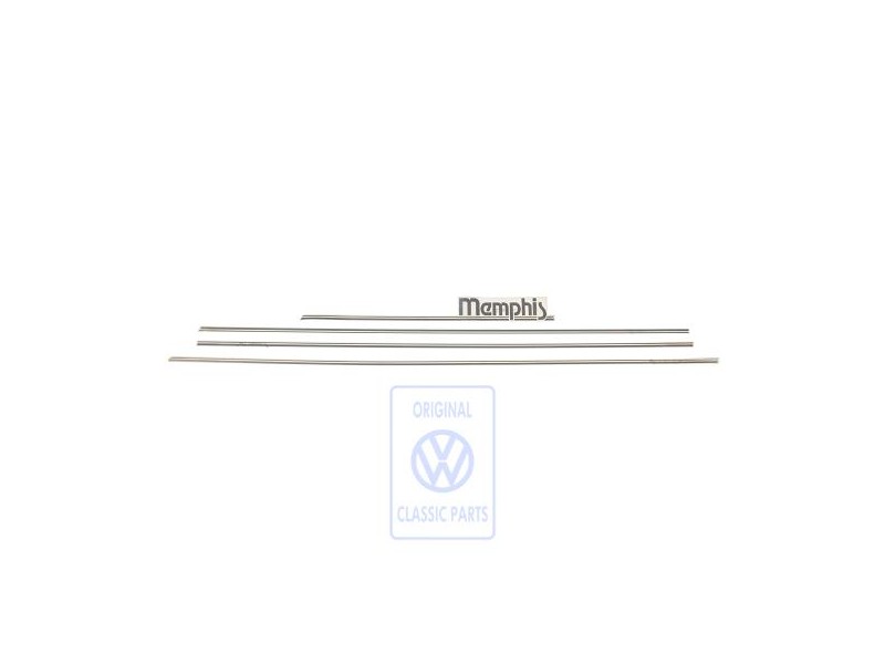 VW Original Zierstreifen Für Kotflügel, Tür Und Seitenteil - 193898525C 3ZZ