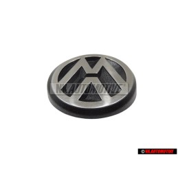 VW Original Hinten Emblem Logo Zeichen Gebürstetes Silber - 327853601