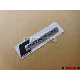 Audi Original SUPERCHARGED Vorne Kotflügel Schriftzug Emblem Logo - 4F0853601