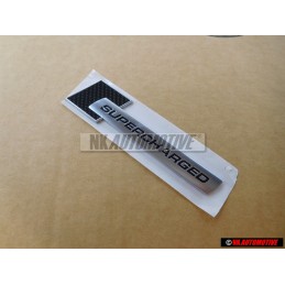 Audi Original SUPERCHARGED Vorne Kotflügel Schriftzug Emblem Logo - 4F0853601