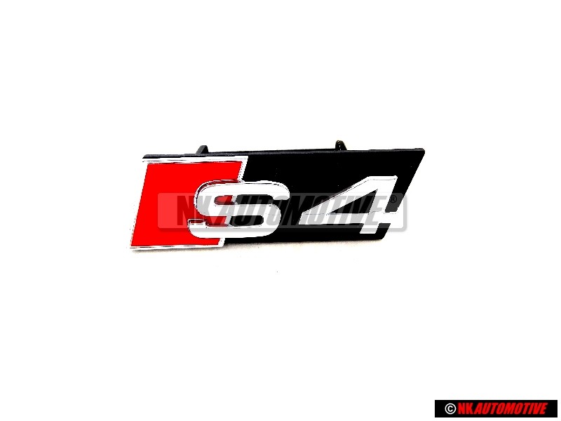 Audi Original S4 Vorne Kühlergrill Emblem Schriftzug - 8D0853736E 2ZZ