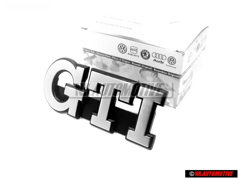 VW Classic Parts GTI Emblem Schriftzug Vorne Grill Kühlergrill - 191853679L GX2