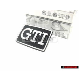 VW Original GTI Seite Schriftzug Emblem Logo Gebürstetes Silber - 191853688J GX2