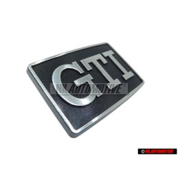 VW Original GTI Seite Schriftzug Emblem Logo Gebürstetes Silber - 191853688J GX2