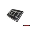 VW Original GTI Seite Schriftzug Emblem Logo Gebürstetes Silber - 191853688J GX2