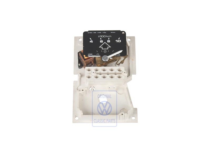 VW Original Schalt- Und Verbrauchsanzeiger Mit Grundplatte - 533919046AD