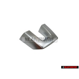VW Original Schriftzug Emblem Logo für Lenkrad Aluminium - 1K8419685 3Q7