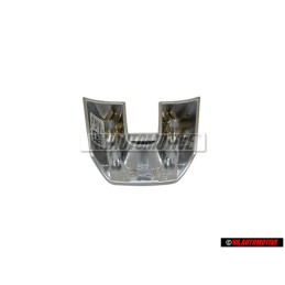 VW Original R Schriftzug Emblem Logo für Lenkrad Aluminium - 1K8419685B POP