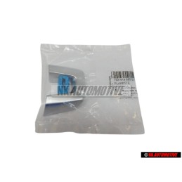 VW Original R Schriftzug Emblem Logo für Lenkrad Aluminium - 1K8419685B POP