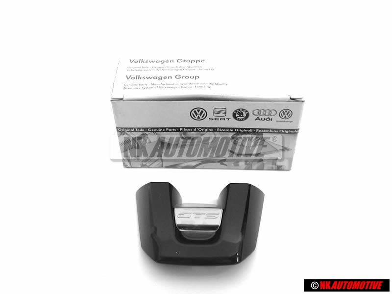 VW Original GTS Schriftzug Emblem Logo für Lenkrad Aluminium - 1K8419685E AZV