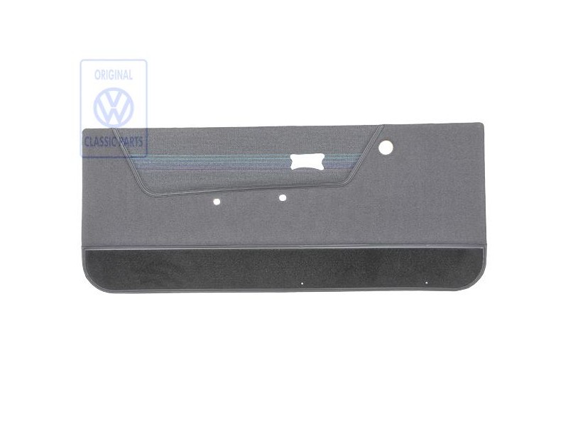 VW Original Türverkleidung Grauschwarz/Blau/Grün - 155867015CMAYL