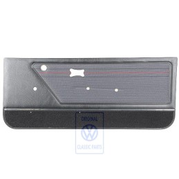 VW Original Türverkleidung Grau/Rot/Schwarz - 155867016ANWP8