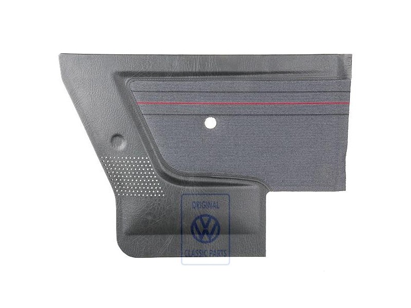 VW Original Seitenverkleidung Grau/Rot - 155867043N XV5
